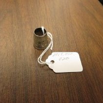 Silver thimble