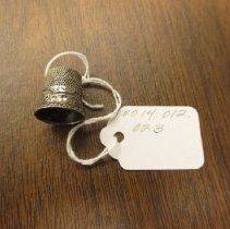 Silver thimble