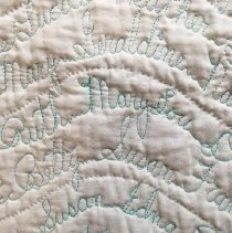 Cruise Quilt- Detail of quilting