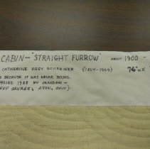 Straight Furrow Log Cabin