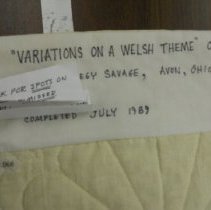 Opus 28 - Variations on a Welsh Theme