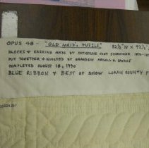 Opus 48 - Old Maid's Puzzle