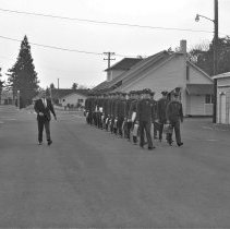 Tpr. Byron Hazelton and Recruits at Camp Rilea