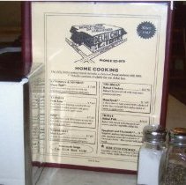 Delhi Chili 2015 menu on table