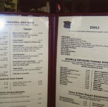 Delhi Chili 2015 menu, open