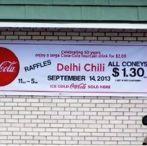 Delhi Chili Coca-Cola sign