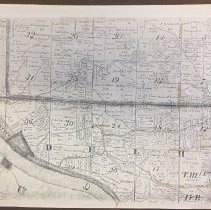 1865 Delhi Township map