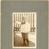 Photograph of Young Roy Myers in Bow Tie