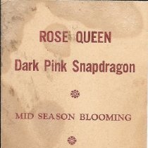 2015-002-013 Witterstaetter Snapdragon seed pack