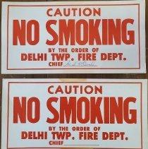 No Smoking Signs Delhi Fire Department