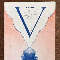 Menu from James Whitcomb Riley train-circa 1945