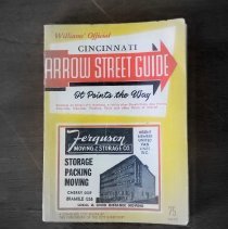 Arrow Street guide for Cincinnati, 1952