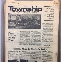 Township Newspaper-First edition front page