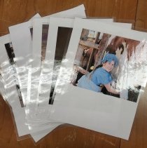 Education Collection-laminated photos of kids in pioneer garb