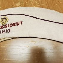 Ladies VFW Auxiliary khaki garrison cap-Ruth Zieverink