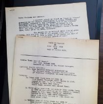 Report on and progam of Vogue in Flowers fashion show-1933