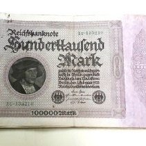100,000 German Reichsmark note, 1923