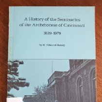 BOOK-History of he Seminaries of the Archdiocese of Cincinnati