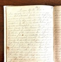 BOOK-Composition book of Mary M Witt of Wesleyan Female College, Cincinnati