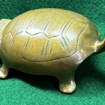 Turtle Derby trophy, brass