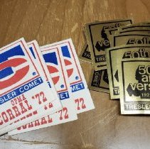 Tresler Oil Company-Tresler Comet promotional stickers-50th anniversary