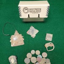 Collection of items found in dirt at 6345 Rapid Run Road