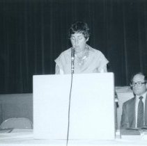 Karen Berebitsky at podium