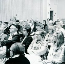 People attending annual meeting