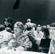 People sitting at tables