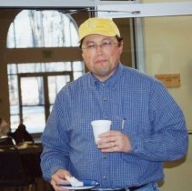 Lionel Jensen posing for photograph