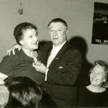 George Jessel and Alice Frank with others looking on