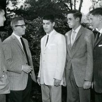 Group of young men standing together