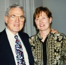Joe and Barb Wind posing for photograph