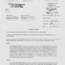 Various Documents concerning Sons of Israel Synagogue