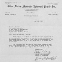 Correspondence regarding membership and donations