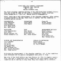 South Bend Softball Tournament Steering Committe Minutes