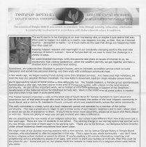 Temple Beth-El Bulletin January 2018