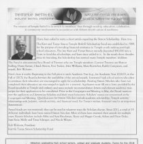 Temple Beth-El Bulletin December 2017