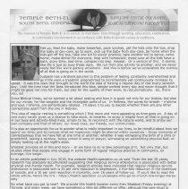 Temple Beth-El Bulletin April 2018