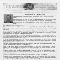 Temple Beth-El Bulletin October 2018