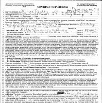 Contract to Purchase 1999