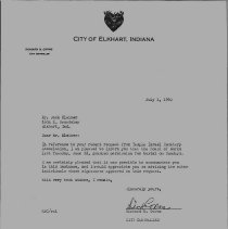 Letter stating that burials may be conducted on Sundays