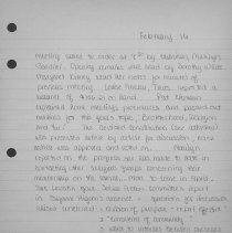 Minutes from meetings in 1977