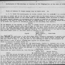 Certificate of election of trustees and real estate document