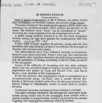 Article concerning change of name