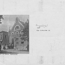 Sons of Israel Synagogue as it appeared in 1905