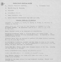 Minutes of the Board of Directors 1984