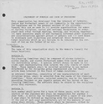 Statement of Purpose and Code of Procedure