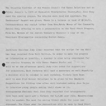 Minutes from January 9, 1970 meeting