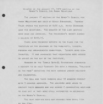 Minutes from January 17, 1973 meeting